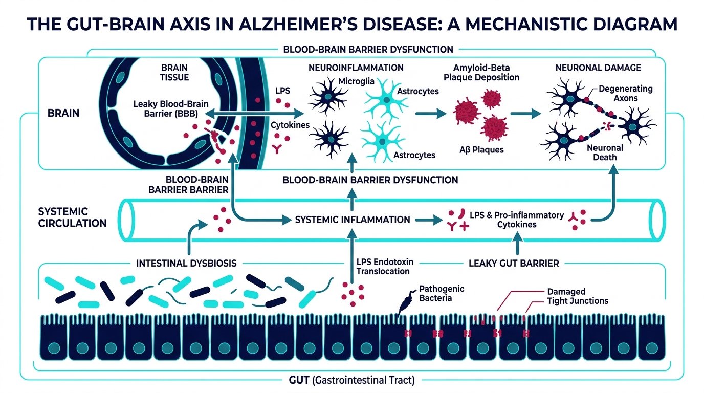 Alzheimer’s Disease and the Gut Microbiome Axis