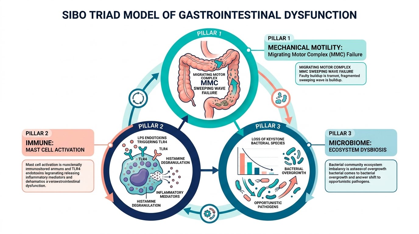 Why SIBO Antibiotics & Diets Fail: Rebuilding the Gut Ecosystem Without Triggering Histamine Flares