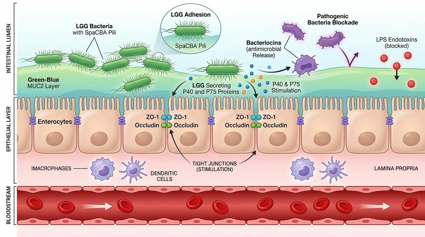 Beyond Super Gut: The Targeted Strains of Lactobacillus Rhamnosus for Mucosal Barrier, Mood, and Skin